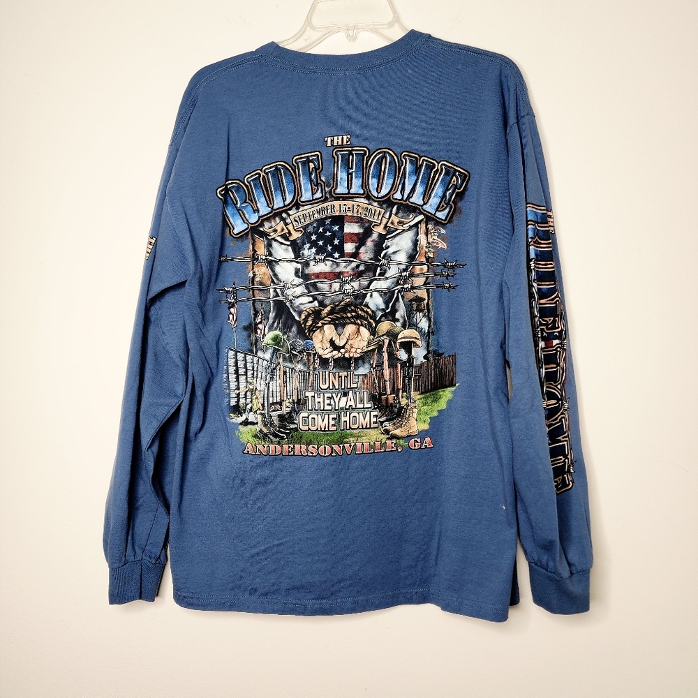 The Ride Home blue long sleeved mens large